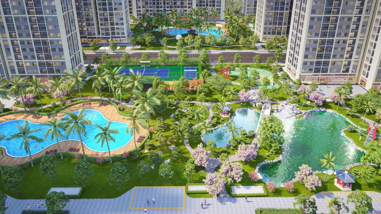Công viên resort dự án Vinhomes Grand Park