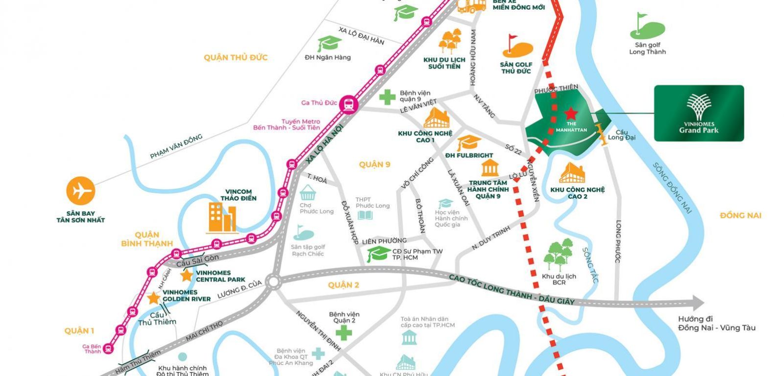 Vị trí Vinhomes Grand Park